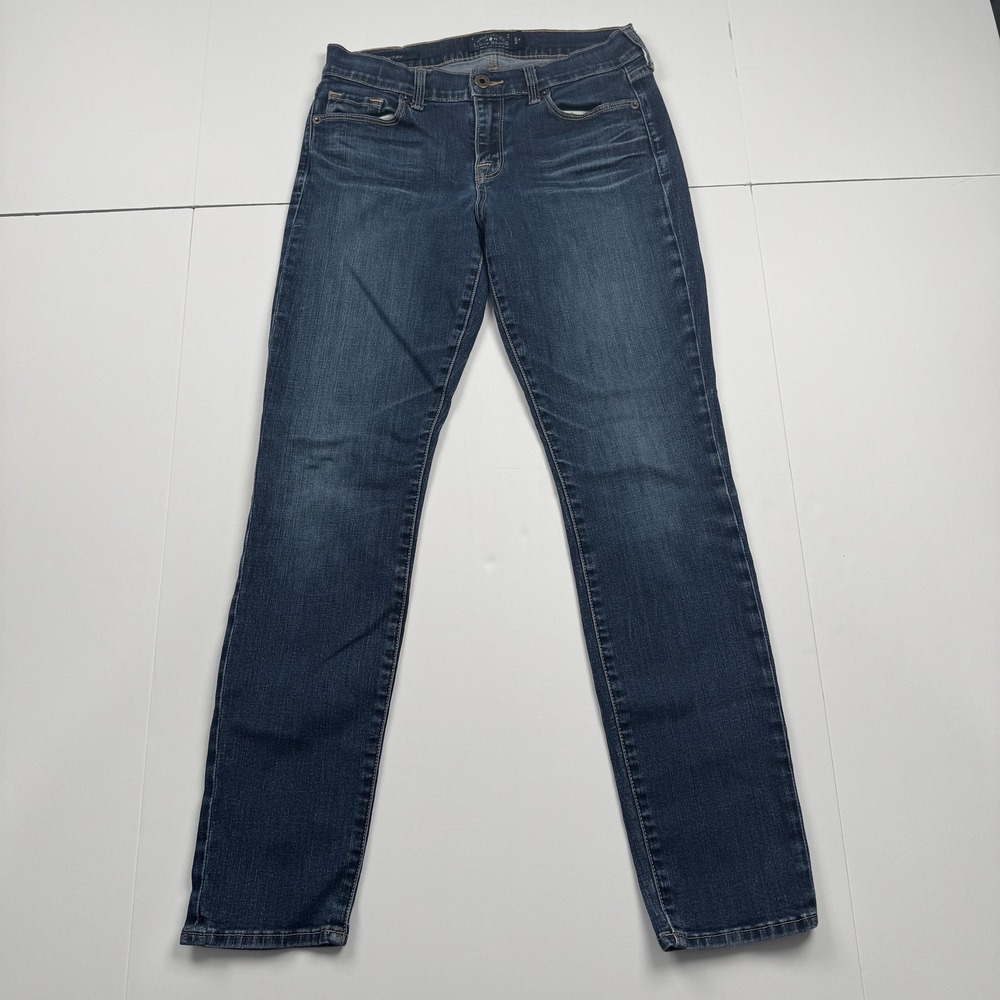 Lucky Brand Jeans Womens 6/28 (27x28) Blue Sofia Skinny Mid Rise Stretch Denim